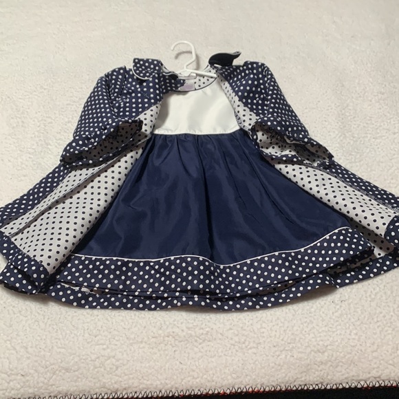 BlueBeri Boulevard Toddlers Dress and Coat, EUC (Wore Once), Size 3T - Picture 3 of 9